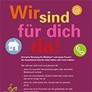 Ansicht Plakat: Wir sind für dich da